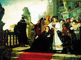 Bestätigung der Privilegien des Adels durch Sigismund I. von Polen from Henryk Hipolit Rodakowski