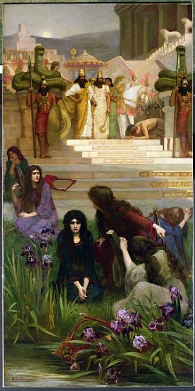 The Daughters of Judah in Babylon from Herbert Gustave Schmalz