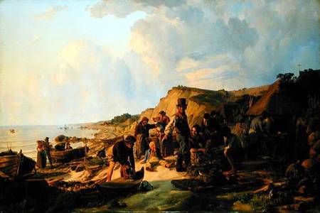 The Homecoming of the Fisherman at Probsteier from Hermann Kauffmann