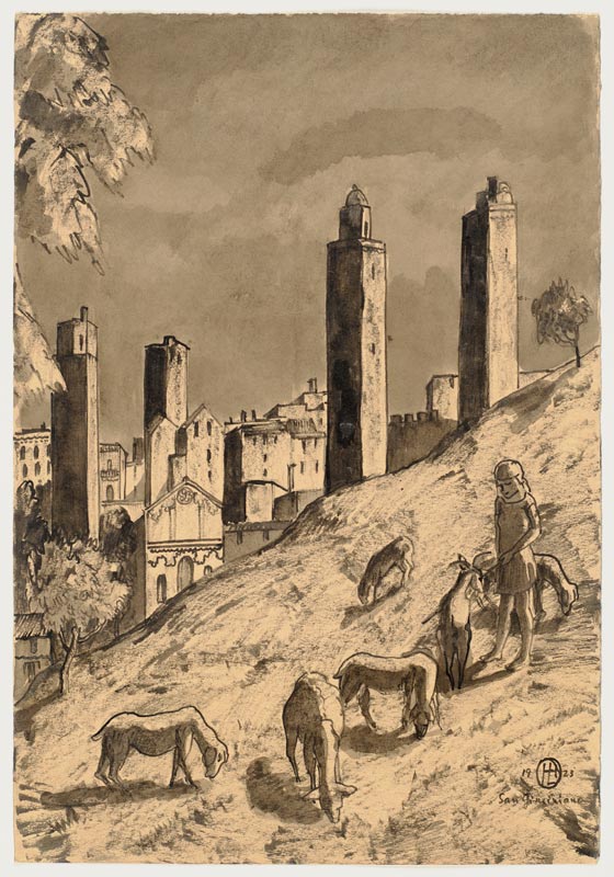 San Gimignano from Hermann Lismann