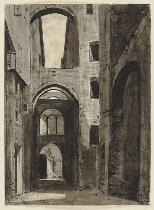 Via Galluzza, Siena from Hermann Lismann