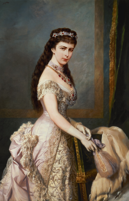 Elisabeth von Bayern (1837–98), Ehefrau von Franz Joseph I. von Österreich (1830–1916), 1882 from Hermann Nigg