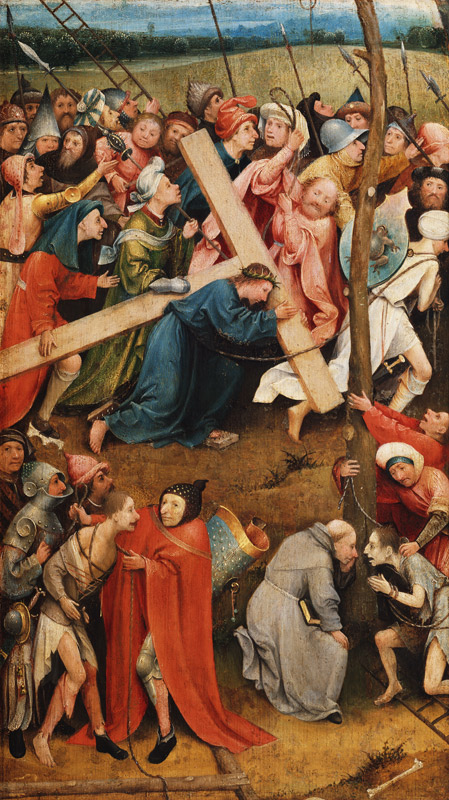 Die Kreuztragung Christi. Altarflügel from Hieronymus Bosch