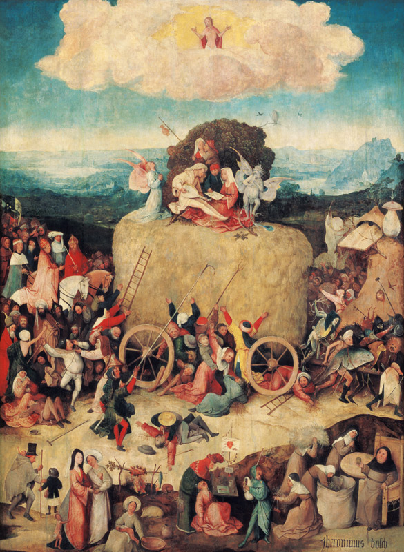 Heuwagen-Triptychon, Mittelbild from Hieronymus Bosch