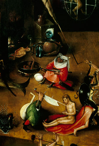 The Last Judgement (altarpiece) (detail of the Cauldron) from Hieronymus Bosch