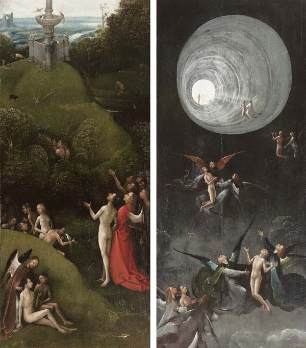 Bosch/ Ird.Paradies u. Aufstieg/ from Hieronymus Bosch