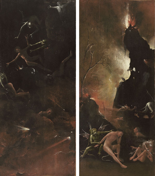 Der Sturz der Verdammten / Die Hölle from Hieronymus Bosch