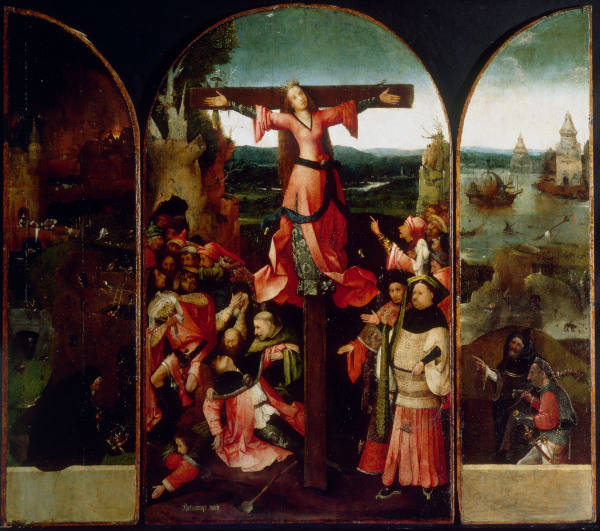 Bosch, Altar der Hl.Julia / Det. from Hieronymus Bosch
