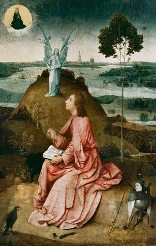 Johannes auf Patmos. from Hieronymus Bosch
