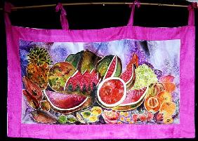 Mexican Fruits, 2003 (dyes on silk) 