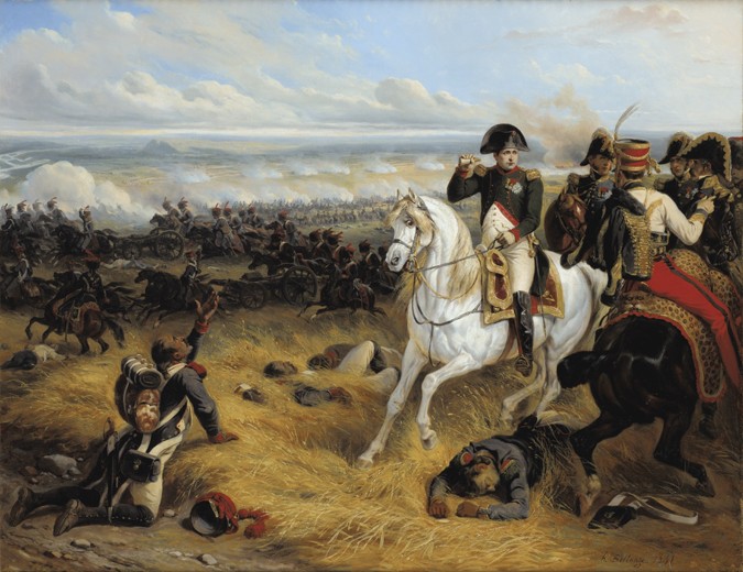 Napoleon in the Battle of Wagram from Hippolyte Bellangé