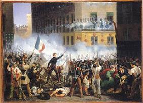 Battle in the rue de Rohan, 28th July 1830