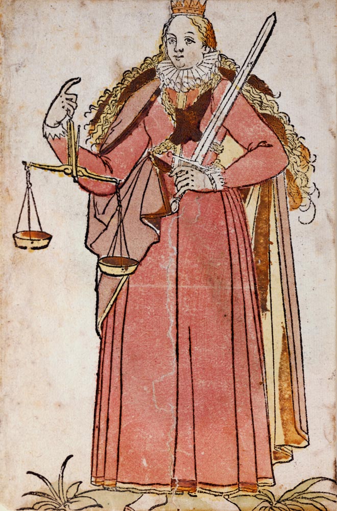Justitia. from Holzschnitt