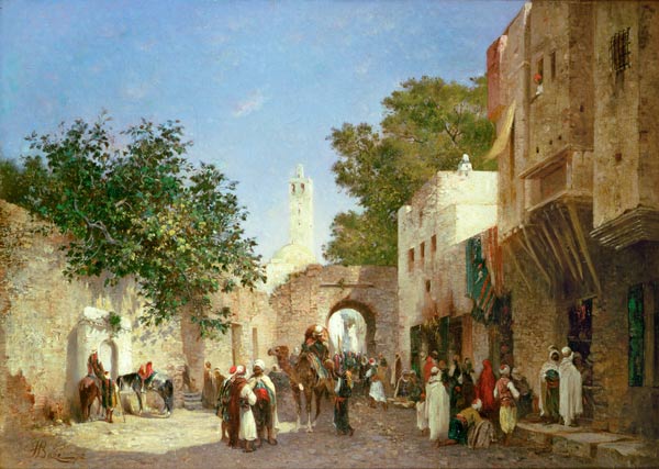 Arab Street Scene from Honore Boze