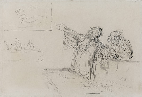 The Defence from Honoré Daumier