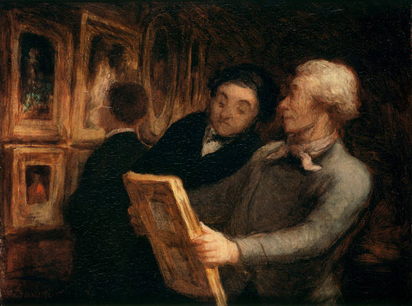 Daumier/Der Kunstliebhaber/Gemaelde from Honoré Daumier