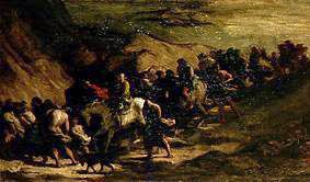 Die Flüchtenden from Honoré Daumier
