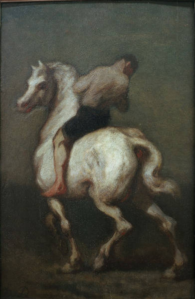 H.Daumier, Reiter auf Schimmel from Honoré Daumier