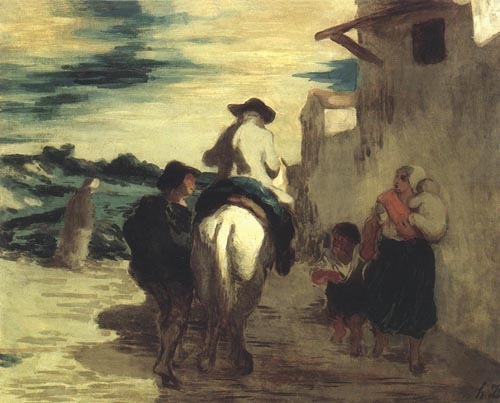 Le Meunier, son filset l´âne from Honoré Daumier