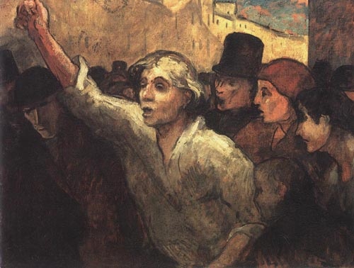 L´Èmeute from Honoré Daumier