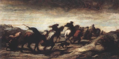 Les Fugitifs from Honoré Daumier