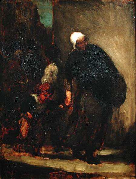 Street Scene from Honoré Daumier