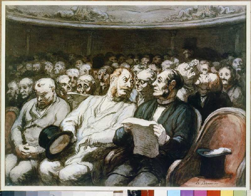 Theaterpause from Honoré Daumier