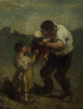 H.Daumier, Der Kuss