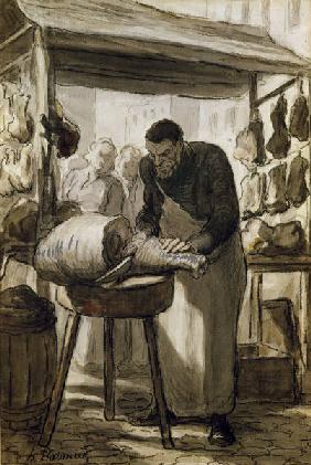 Honore Daumier, Der Fleischer