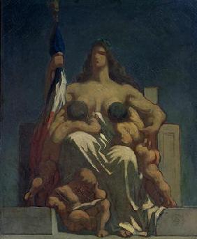 The Republic, 1848 (oil on canvas)