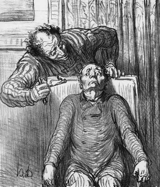 Zahnmedizin, Voyons.. / H.Daumier from Honoré Daumier
