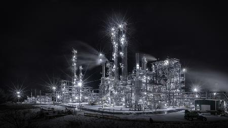 Eine Chemiefabrik