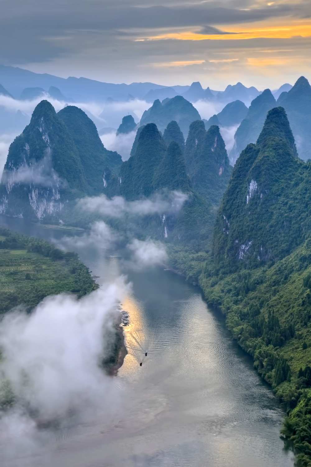 Li River from Hua Zhu