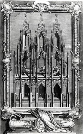 The Monument of Edward II (1284-1327) in Gloucester Cathedral