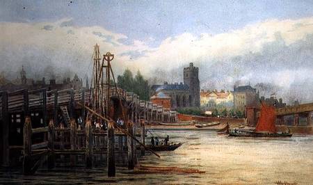 Old Putney Bridge from Hubert James Medlycott