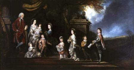 John 2nd Earl of Egmont (1711-1770) and His Family from Hugh Barron
