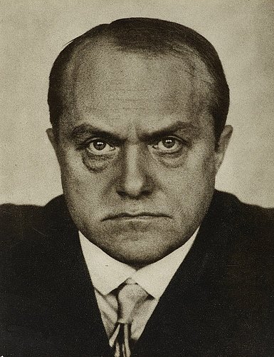 Max Beckmann, 1928. from Hugo Erfurth