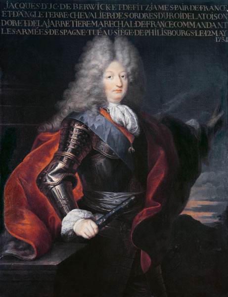 James Stuart Fitzjames (1670-1734) 1st Duke of Berwick from Hyacinthe Rigaud