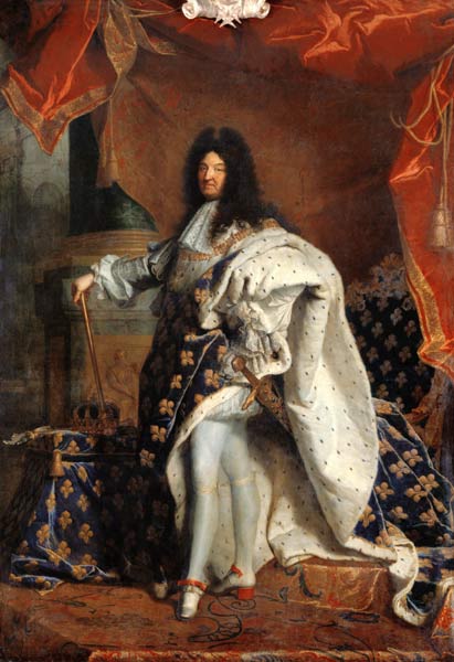 Louis XIV (1638-1715) in Royal Costume from Hyacinthe Rigaud
