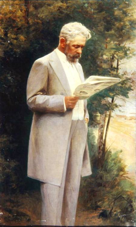 Portrait of the author Nikolay G. Garin (1852-1906) from I Pass
