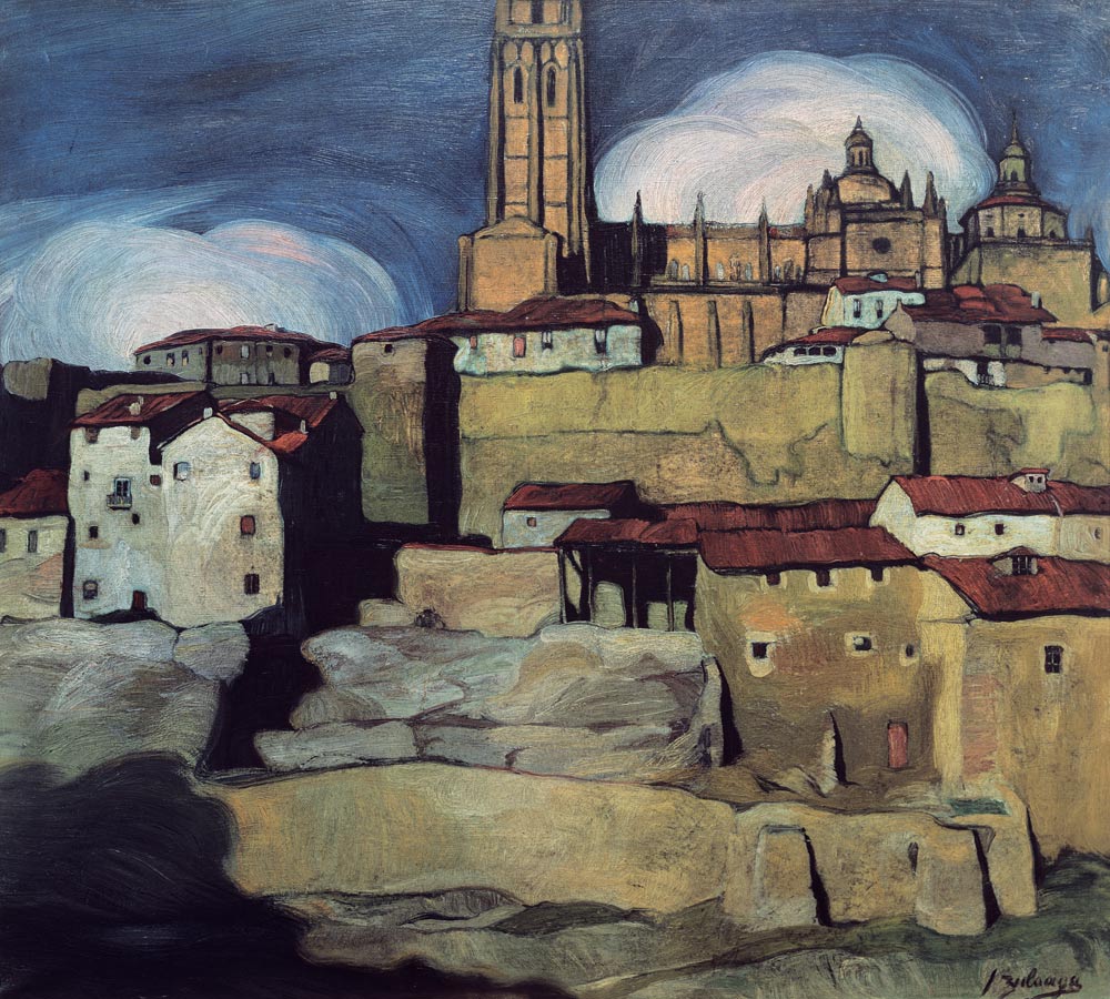 Die Kathedrale von Segovia. from Ignazio Zuloaga