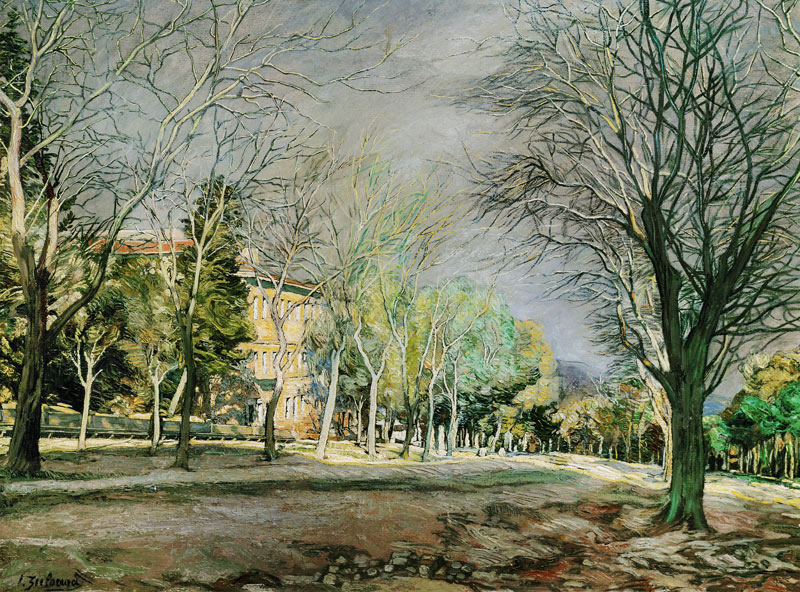 Landschaft beim Escorial from Ignazio Zuloaga