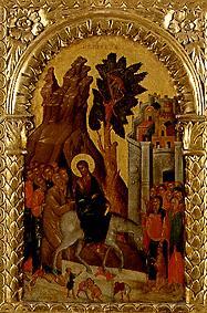 Einzug Christi in Jerusalem. from Ikone