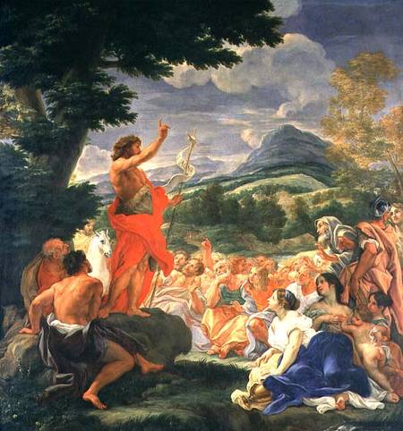 St. John the Baptist Preaching from Il Baciccio