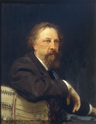 A.K.Tolstoj from Ilja Efimowitsch Repin