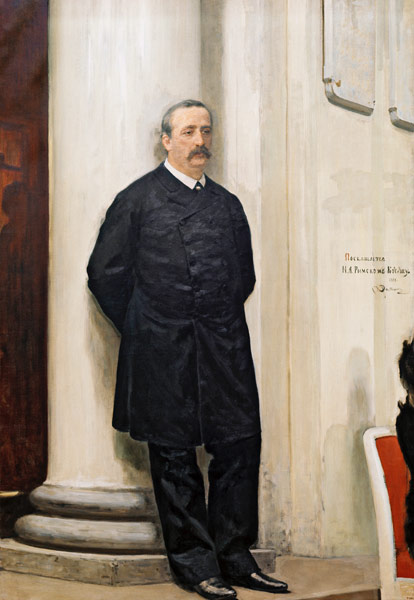 Portrait of the composer and chemist Alexander Borodin (1833-1887) from Ilja Efimowitsch Repin