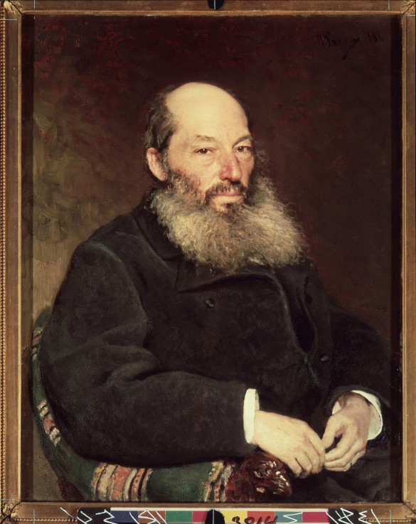 Portrait of the poet Afanasy Fet (1820-1892) from Ilja Efimowitsch Repin
