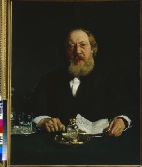 Portrait of the author Ivan S. Aksakov (1823-1886)