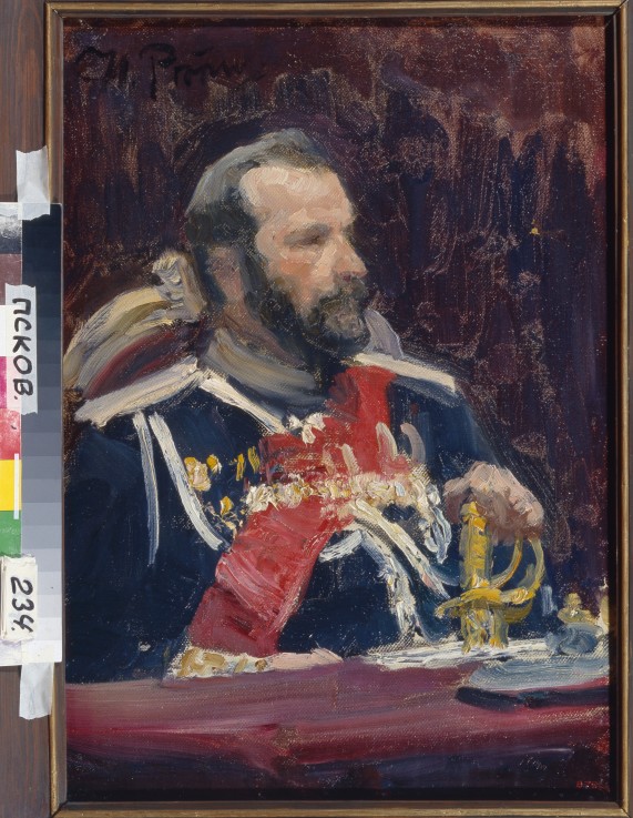 Portrait of General Alexei Nikolayevich Kuropatkin (1848-1925) from Ilja Efimowitsch Repin