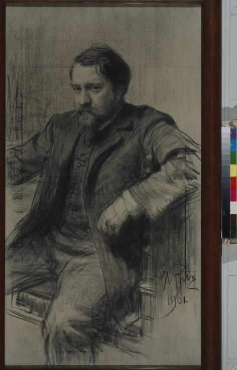 Portrait of the painter Valentin Alexandrovich Serov (1865-1911) from Ilja Efimowitsch Repin